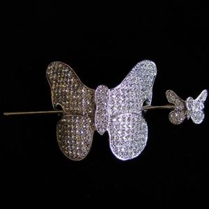 AUSTRIAN CRYSTAL HAIR BUN HOLDER